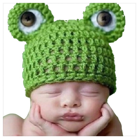 Other - CROCHET FROG HAT                          🎉ℋℙ 2🎉